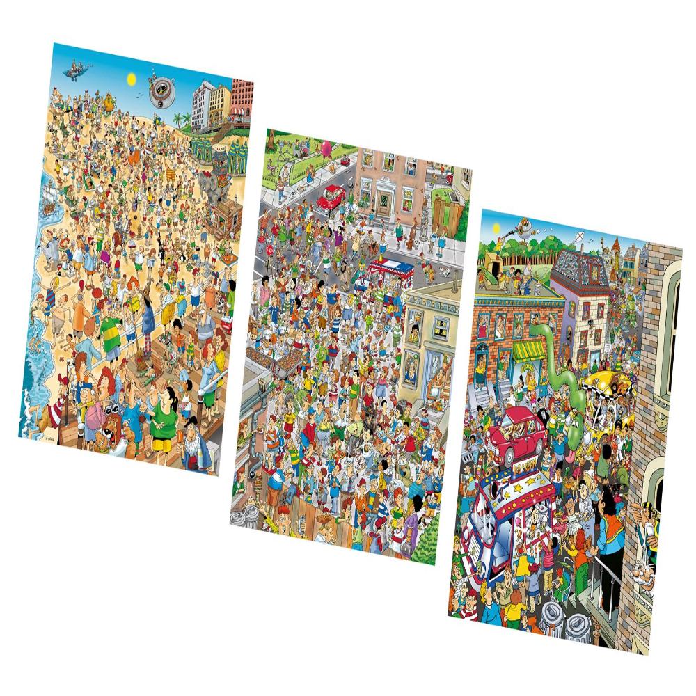 Len Epstein's Summer Fun 1000 Jigsaw Puzzle Bundle