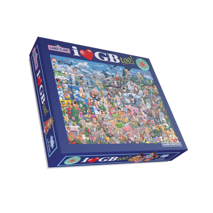 Mike Jupp I Love GB Too! 1000 Piece Jigsaw Puzzle