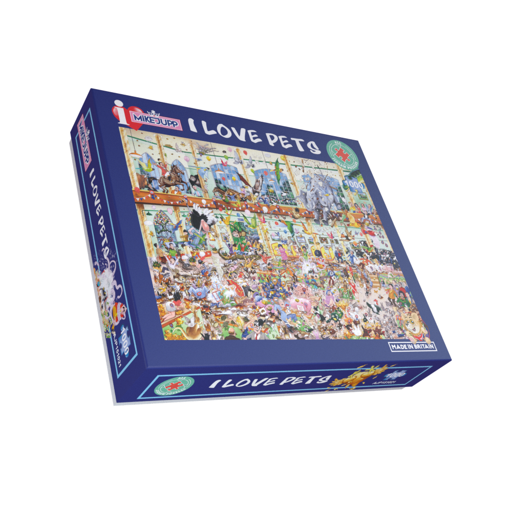 Mike Jupp I Love Pets 1000 Piece Jigsaw Puzzle