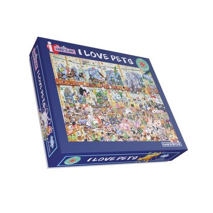 Mike Jupp I Love Pets 1000 Piece Jigsaw Puzzle