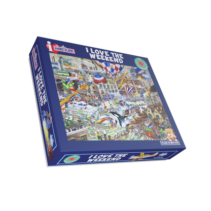 Mike Jupp I Love the Weekend 1000 Piece Jigsaw Puzzle