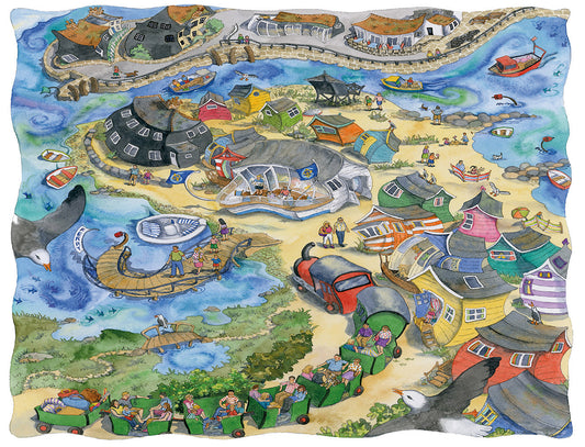 Hengistbury Head - Wendy Brown 1000 Piece Jigsaw Puzzle