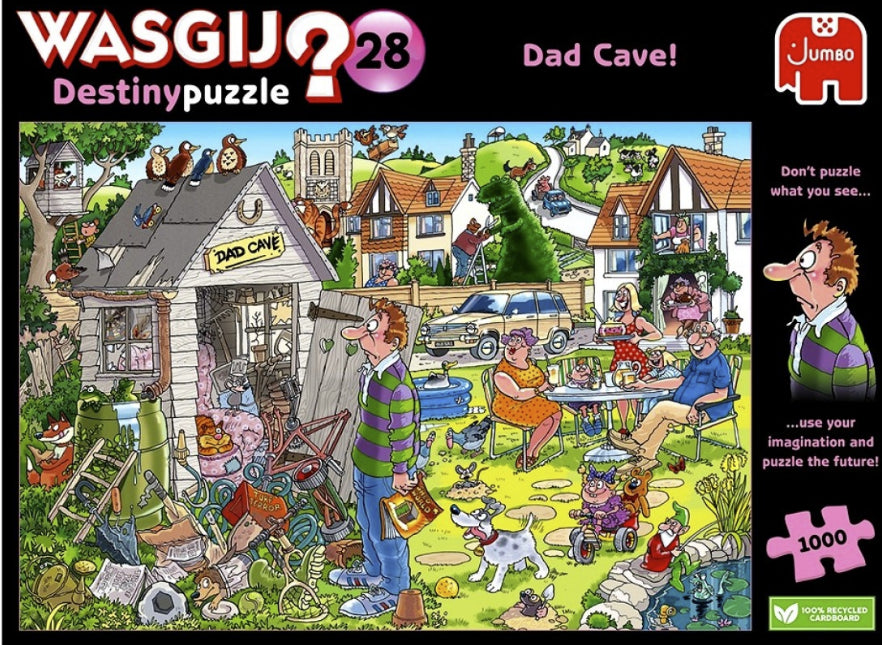 Wasgij Destiny 28 Dad Cave 1000 Piece Jigsaw Puzzle