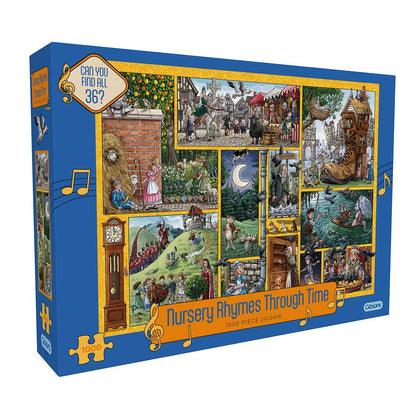 Nursery Rhymes through time  1000 Piece Jigsaw Puzzle