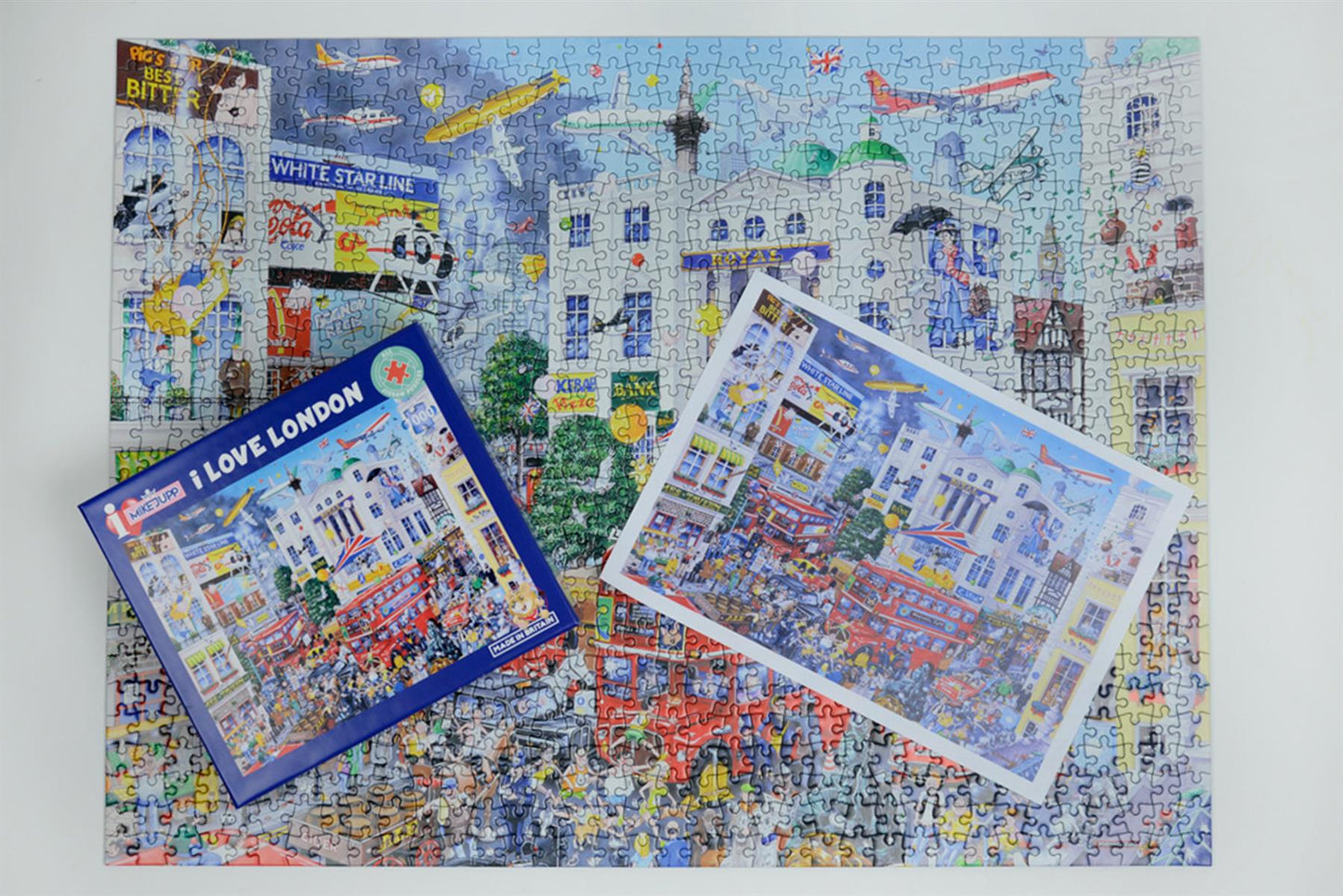 Mike Jupp I Love London 1000 Piece Jigsaw Puzzle