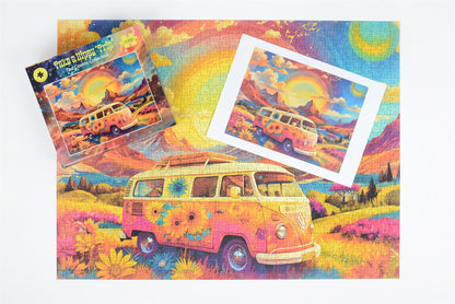 Take a Hippy "Trip" 1000 Piece Jigsaw Puzzle