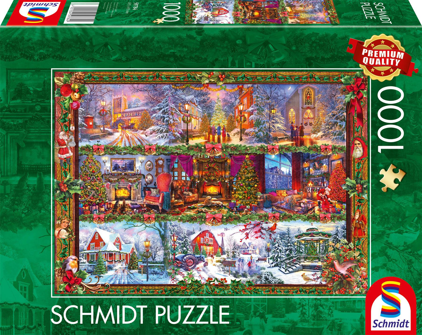 Merry Christmas Time 1000 Piece Jigsaw Puzzle