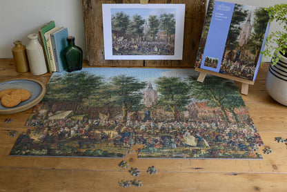 The Grote Markt at The Hague - National Gallery 1000 Piece Jigsaw Puzzle