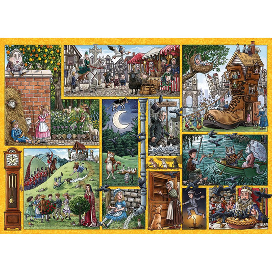 Nursery Rhymes through time  1000 Piece Jigsaw Puzzle