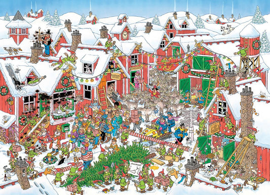 Jan Van Haasteren Santa's Village 1000 Piece Jigsaw Puzzle