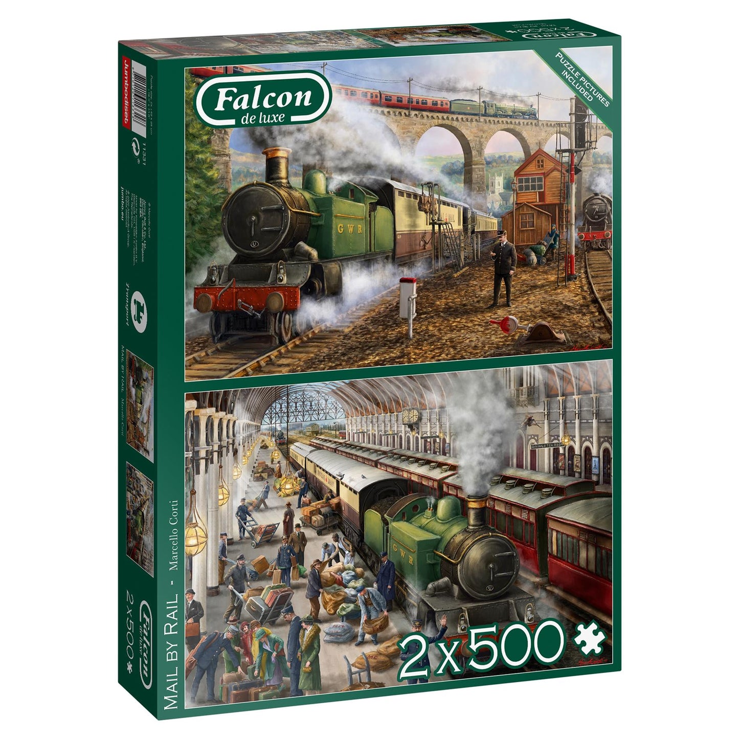 Mail by Rail 2 x 500 Piece Jigsaw Puzzle