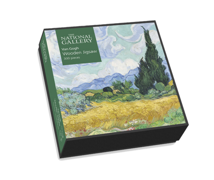 A Wheatfield, with Cypresses - National Gallery 300 Piece Wooden Jigsaw Puzzle