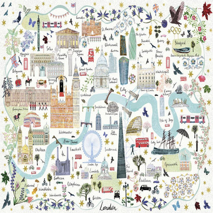 Map of London 1000 Piece Jigsaw Puzzle