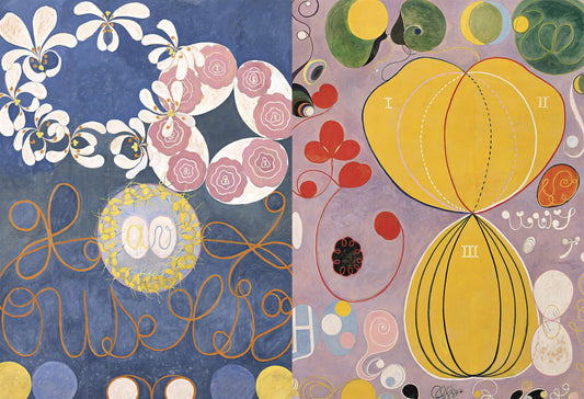 Hilma af Klint 120-Piece Double-Sided Jigsaw Puzzle Set