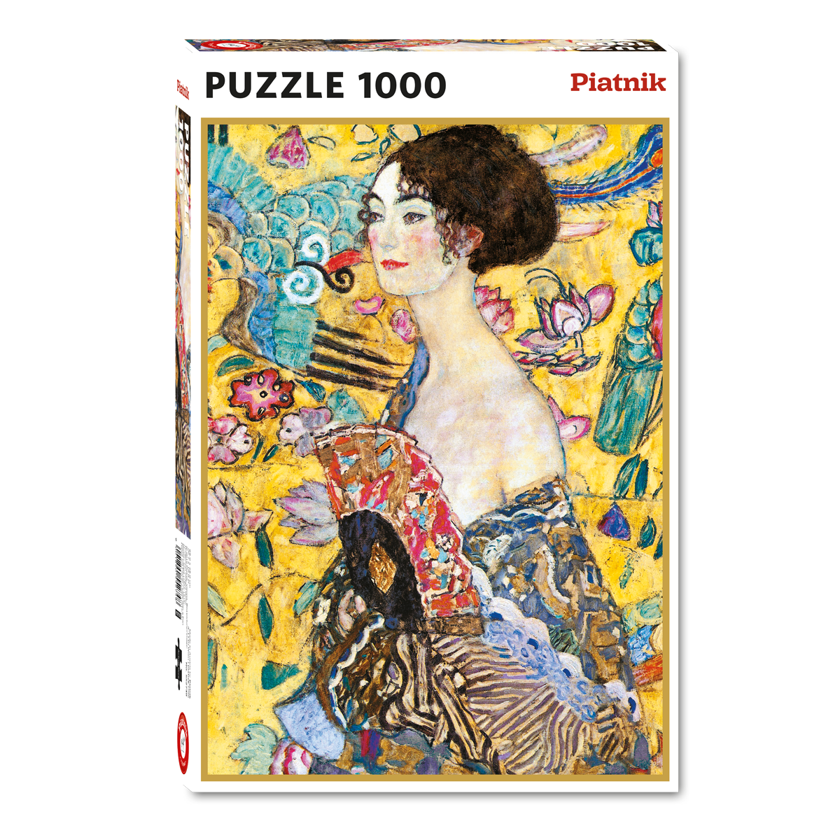 Klimt - Lady with a Fan 1000 Piece Jigsaw Puzzle