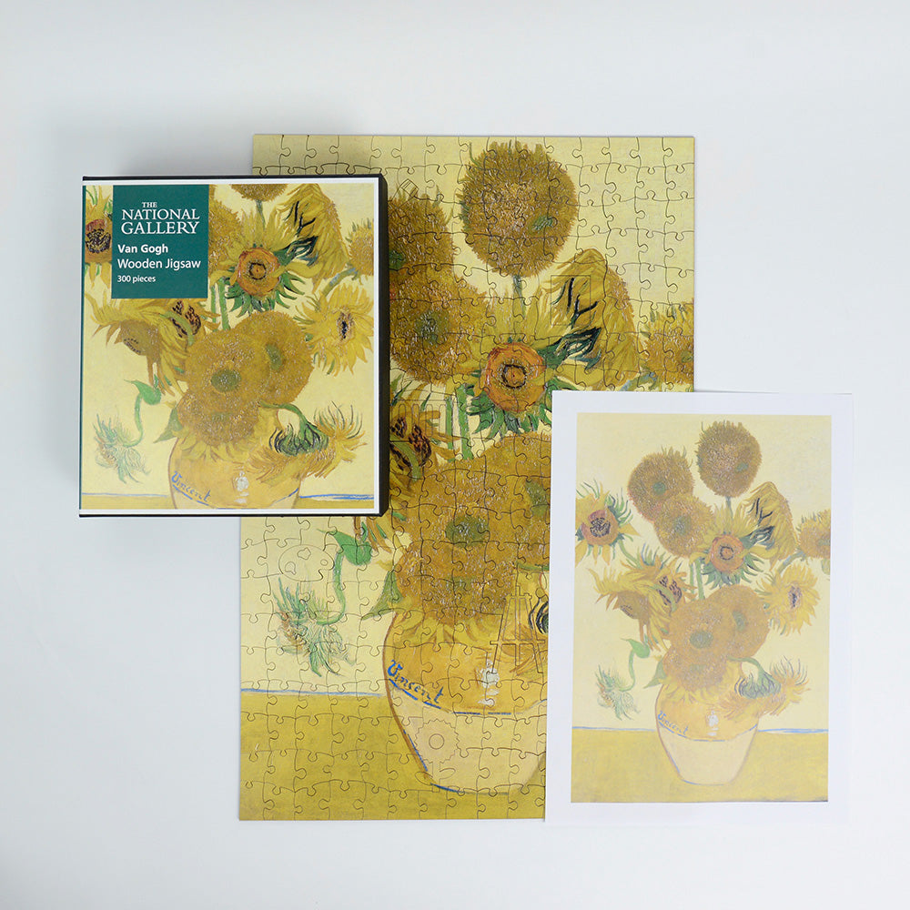 Sunflowers - National Gallery 300 Piece Wooden Jigsaw Puzzle