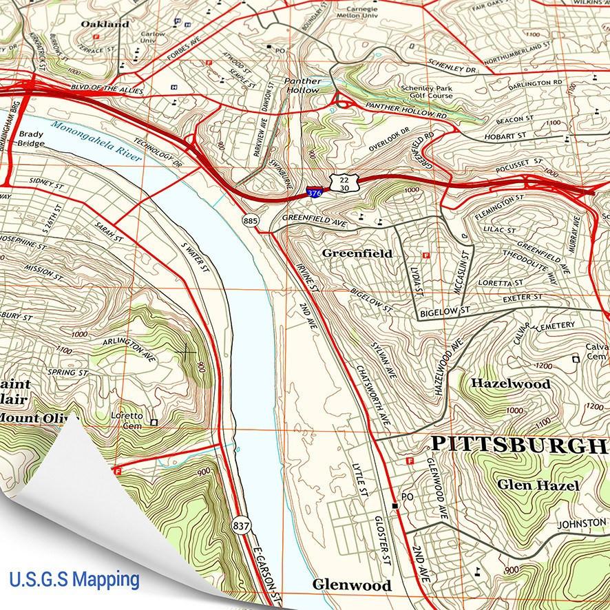 I Love You - Hometown US Map Puzzle