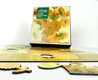 Sunflowers - National Gallery 300 Piece Wooden Jigsaw Puzzle