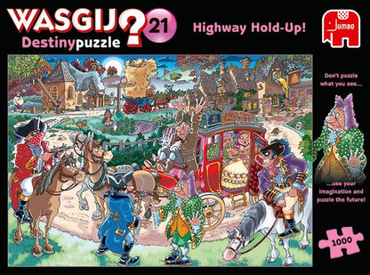 Wasgij Destiny 21 Highway Holdup 1000 Piece Jigsaw Puzzle