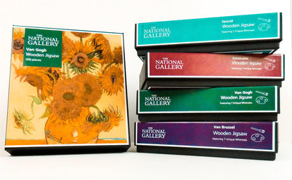 Sunflowers - National Gallery 300 Piece Wooden Jigsaw Puzzle