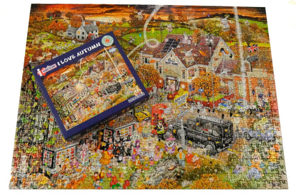 Mike Jupp I Love Autumn 1000 Piece Jigsaw Puzzle