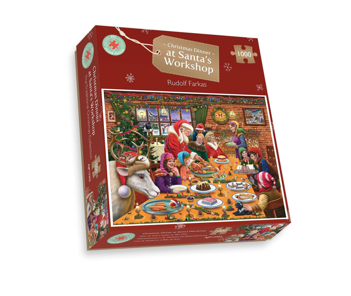 Santa's Christmas List - Jigsaw Puzzle by Rudolf Farkas – All Jigsaw Puzzles  US