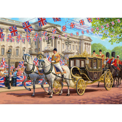 Royal Celebrations 4 x 500 Piece Jigsaw Puzzle Set