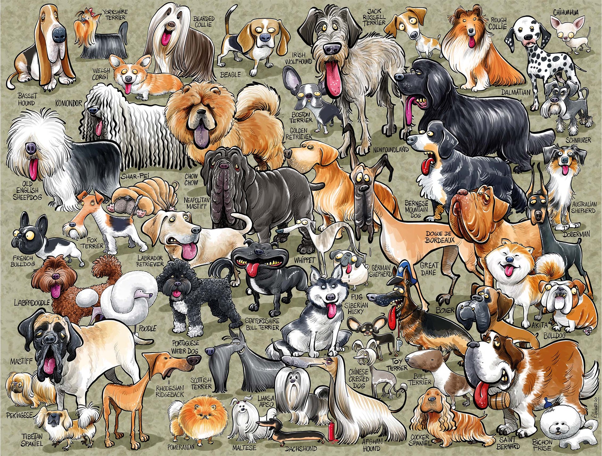 Dogs Puzzles for Adults