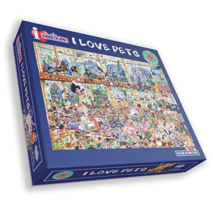 Mike Jupp I Love Pets 1000 Piece Jigsaw Puzzle