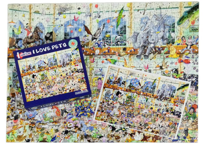 Mike Jupp I Love Pets 1000 Piece Jigsaw Puzzle