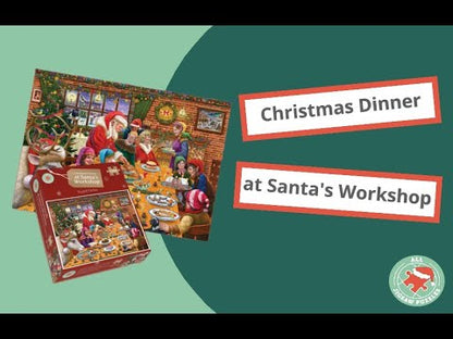 Christmas Dinner at Santa's Workshop - 1000 Piece Jigsaw Puzzles